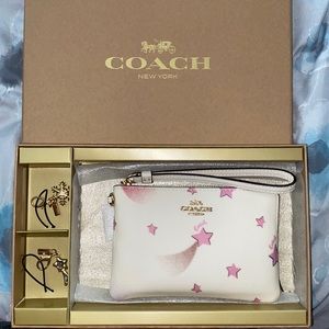 Coach Wristlet W/ Charms